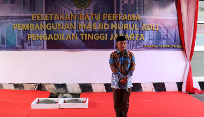 Pidato Ketua Peletakan Batu Pertama Masjid NurulAdli